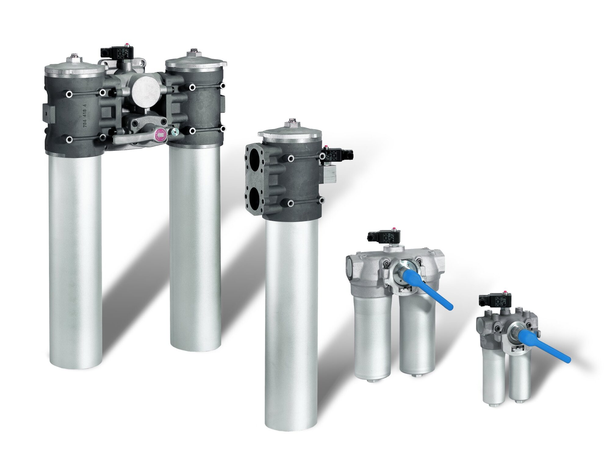 Duplex filters Low pressure filters, medium pressure filters and high