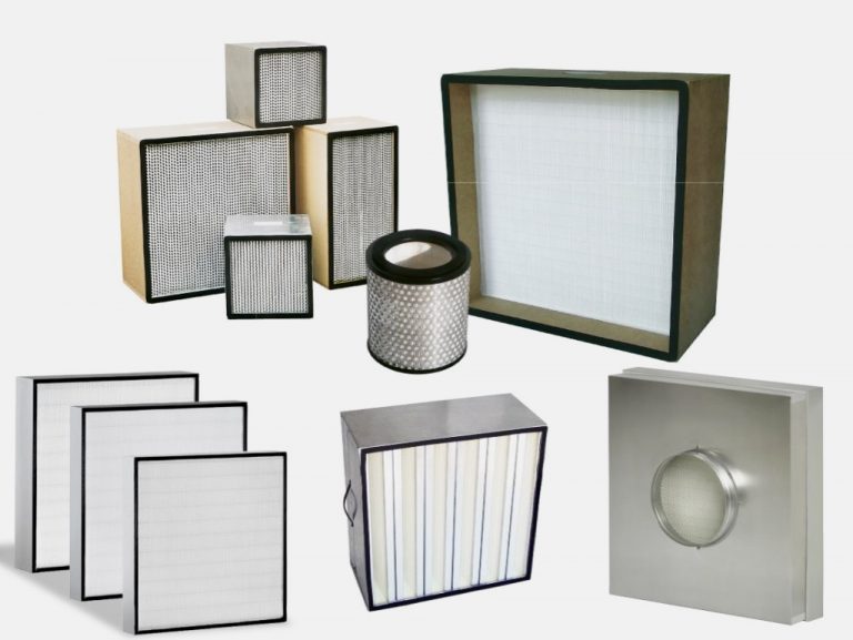 En række eksempler på et ULPA filter